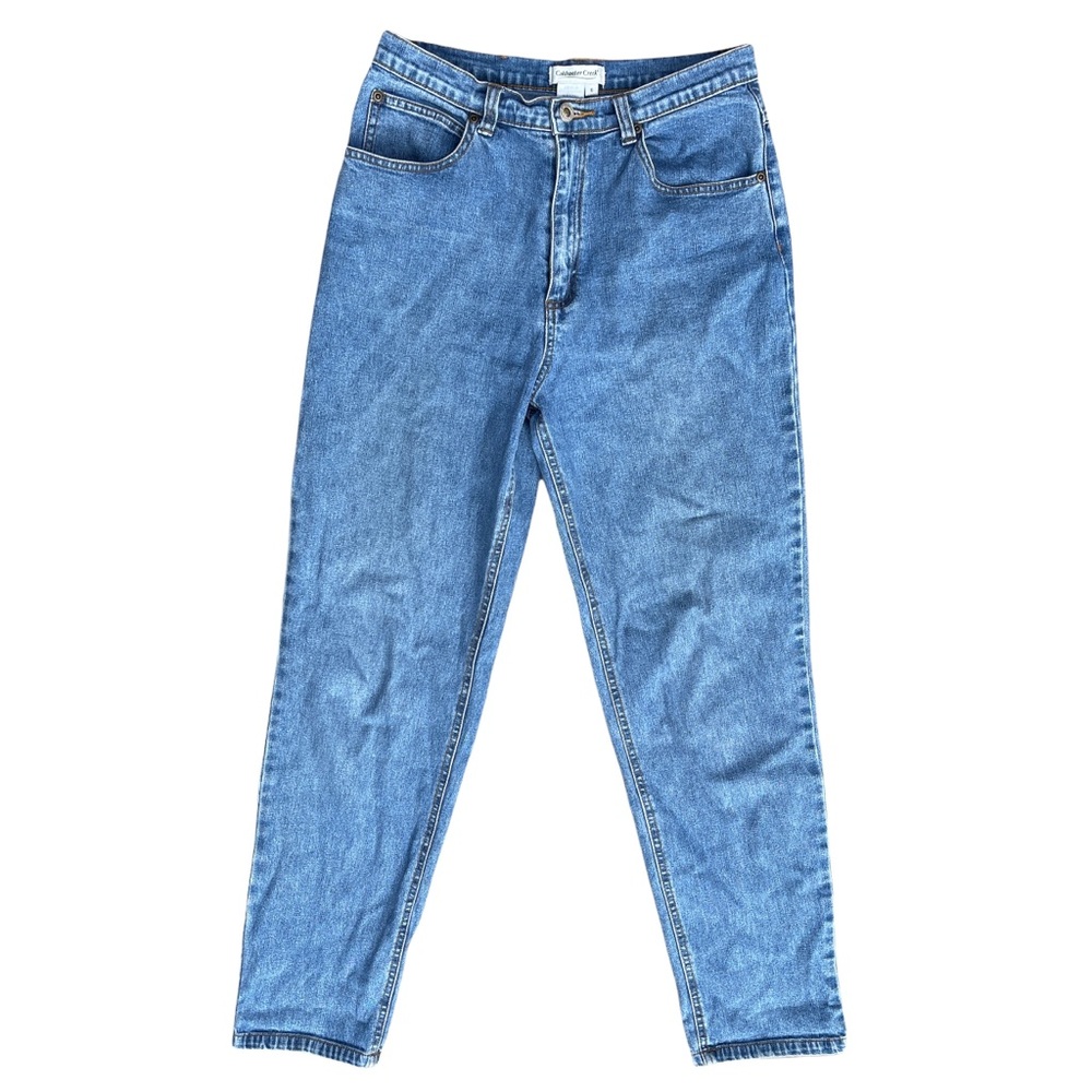 Coldwater Creek High Waisted Straight Leg Mom Medium Wash Denim Jeans Size 6 - Picture 4 of 10